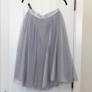 NWT Bliss Tulle - Chloe midi skirt silver grey - 6